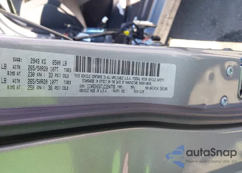 2018 Dodge Durango Gt Rwd из США, поврежденный, VIN 1C4RDHDG7JC354776